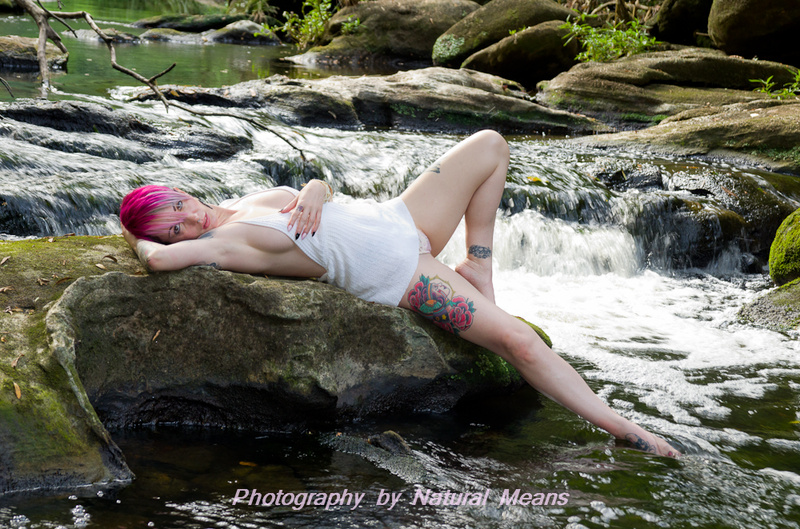Female model photo shoot of Tierre Miss Kitten Rose by Natural Means