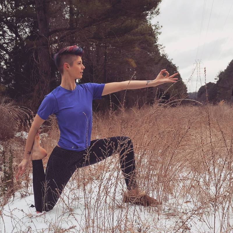 Female model photo shoot of Bio Yoga - Brittany in Chapel Hill, NC