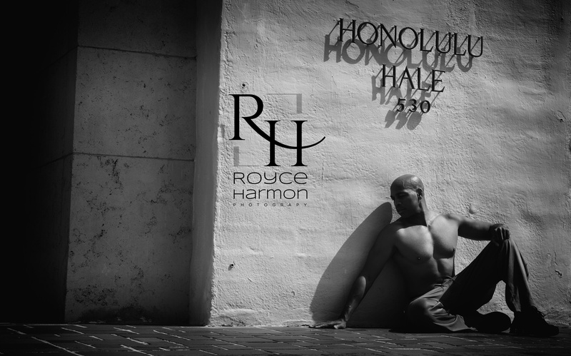 Male model photo shoot of Royce D  in Honolulu