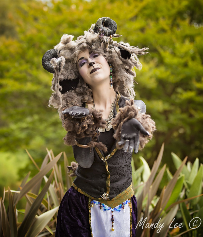 Female model photo shoot of mandylee-photographer in Fitzroy Gardens