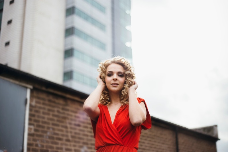 Female model photo shoot of Shelley Richmond in Sheffield City Centre