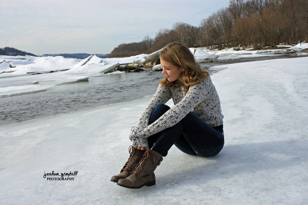 Female model photo shoot of Elisabethsydney by Joshua Graybill in susquahanna river