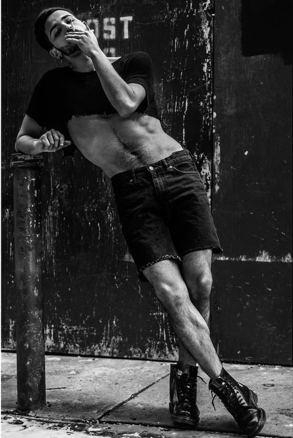 Male model photo shoot of LamontG in Chelsea, Soho