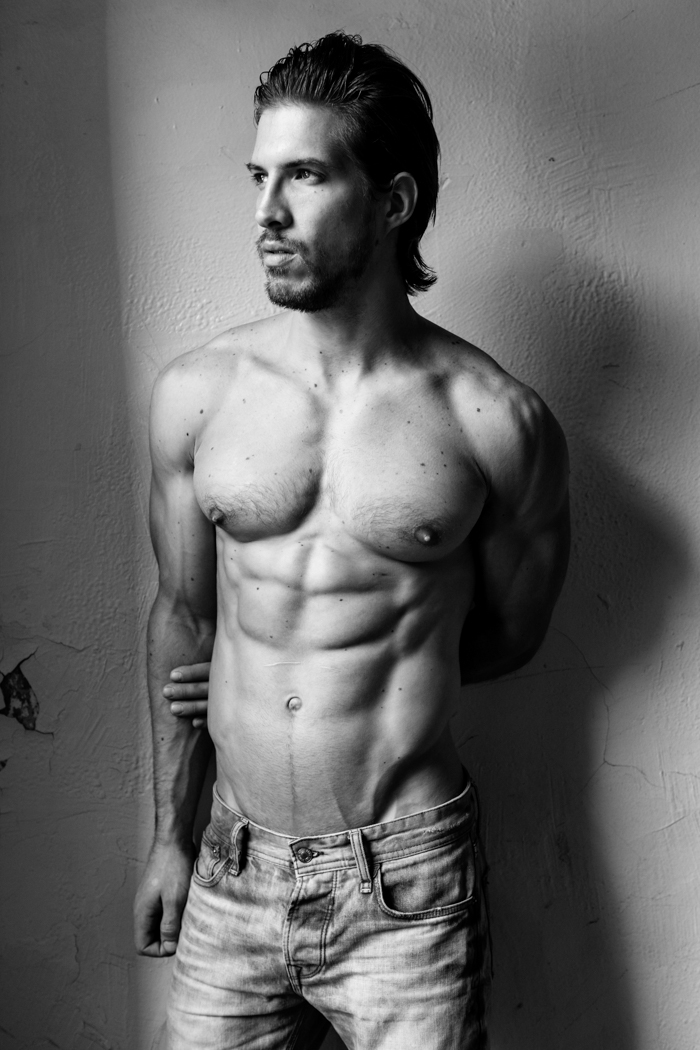 Male model photo shoot of Ryan Marek by Justin Cole