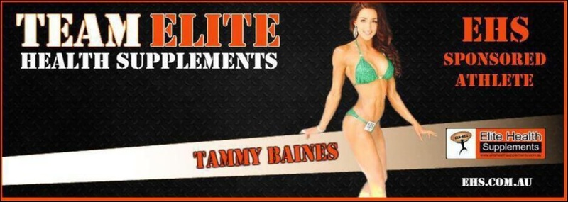 Female model photo shoot of Tammy Baines PNBA Bikini Pro