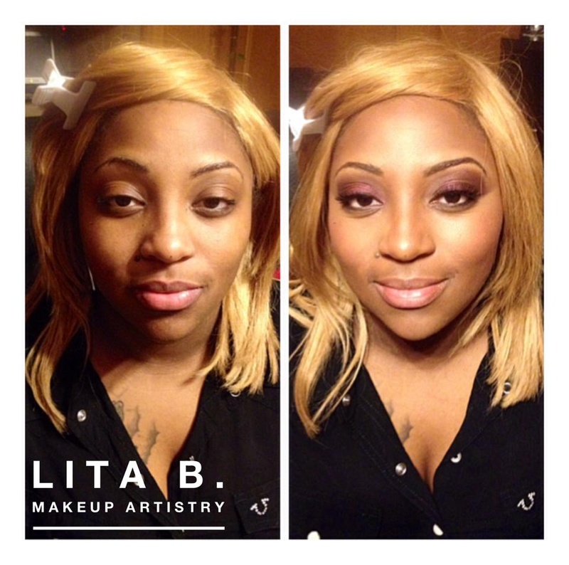 Female model photo shoot of Lita B Makeup Artistry in Dallas, TX