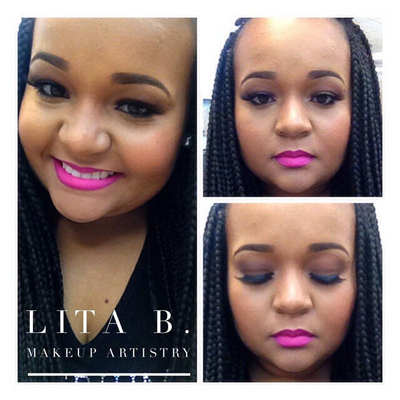 Female model photo shoot of Lita B Makeup Artistry in Dallas, TX