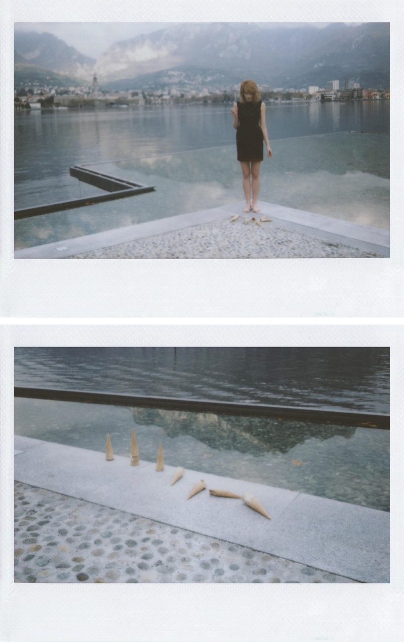Female model photo shoot of Laura  Maria in Como lake