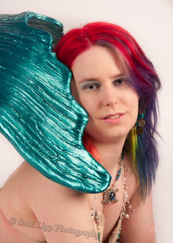 Female model photo shoot of Mermaid Luna in Washtenaw Community College