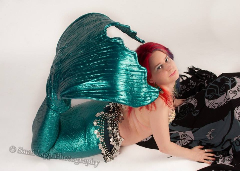 Female model photo shoot of Mermaid Luna in Washtenaw Community College