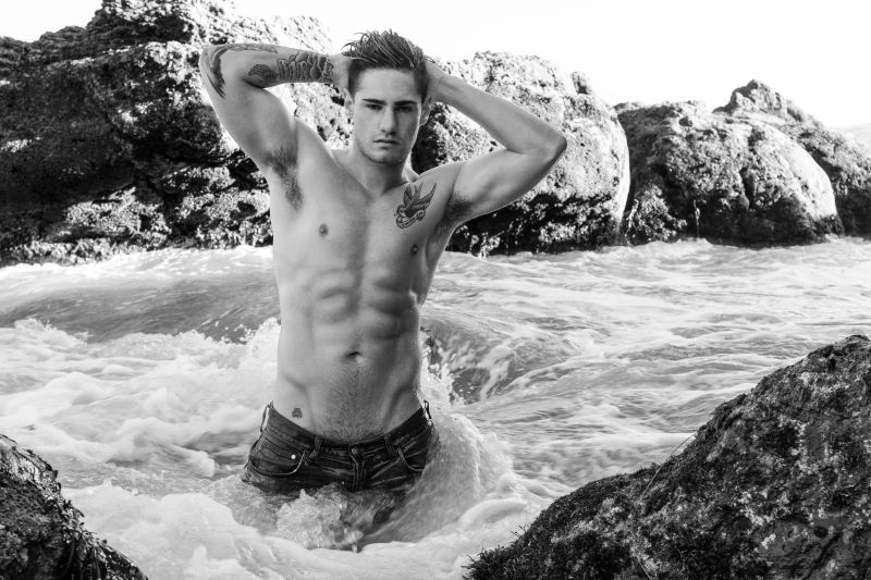 Male model photo shoot of Seamus James in Malibu