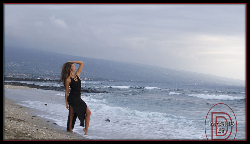 Male and Female model photo shoot of Imaging by D and Guinevere D in Kona,HI