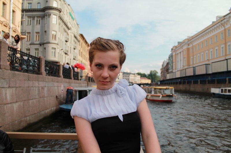 Female model photo shoot of Anelina in Saint Petersburg