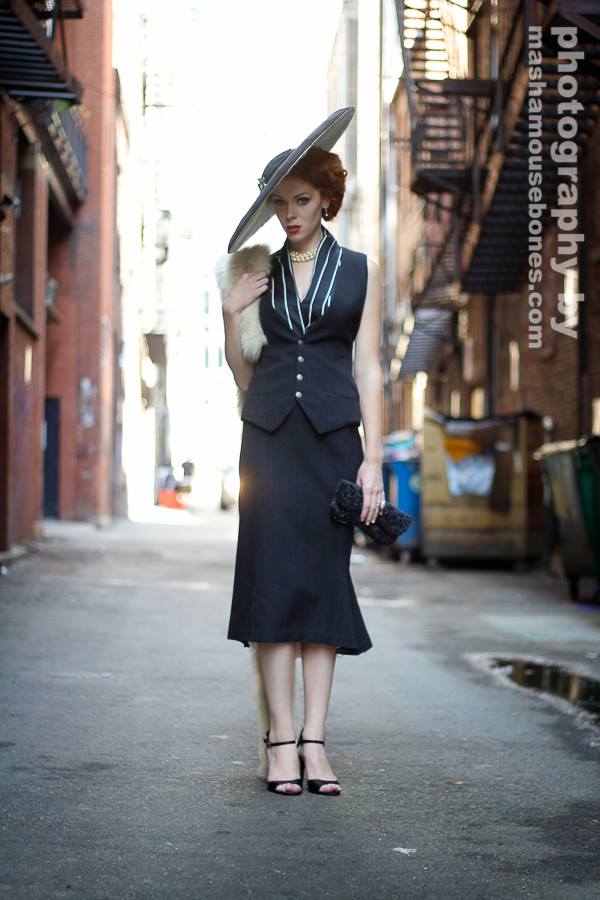 Female model photo shoot of Joanna Christal by mousebones photography in Liberty Avenue