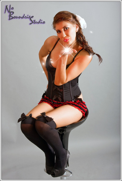 Female model photo shoot of Rina 13 in No Boundries Studio