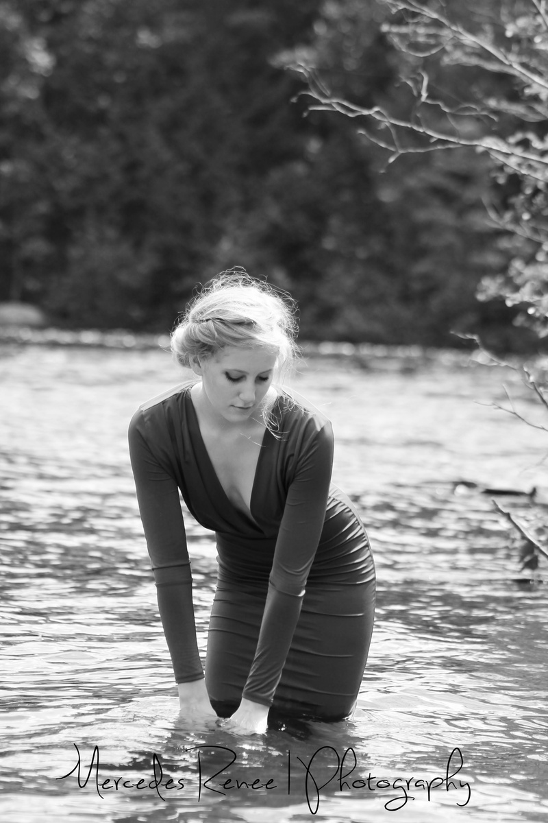 Female model photo shoot of MercedesReneePhotograph in Millinocket, Maine