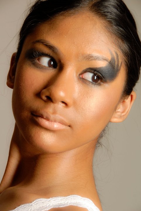 Female model photo shoot of Meljoree by Debra Ham Photography, makeup by Tanya Breland