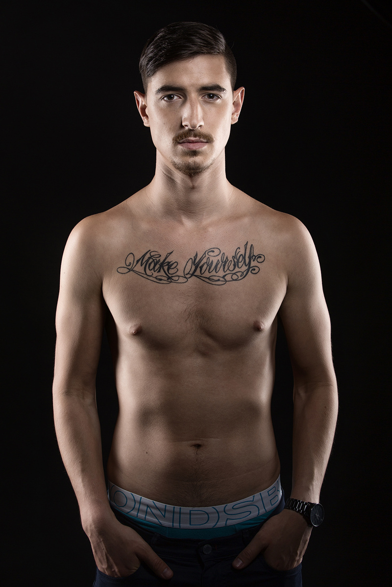 Male model photo shoot of ConnellTM by electrumphotography, makeup by MC Makeup 