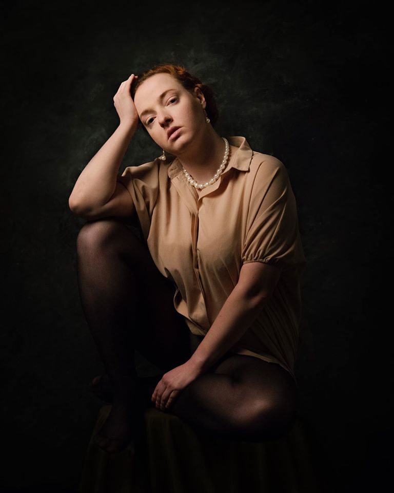 Female model photo shoot of Blue Dove