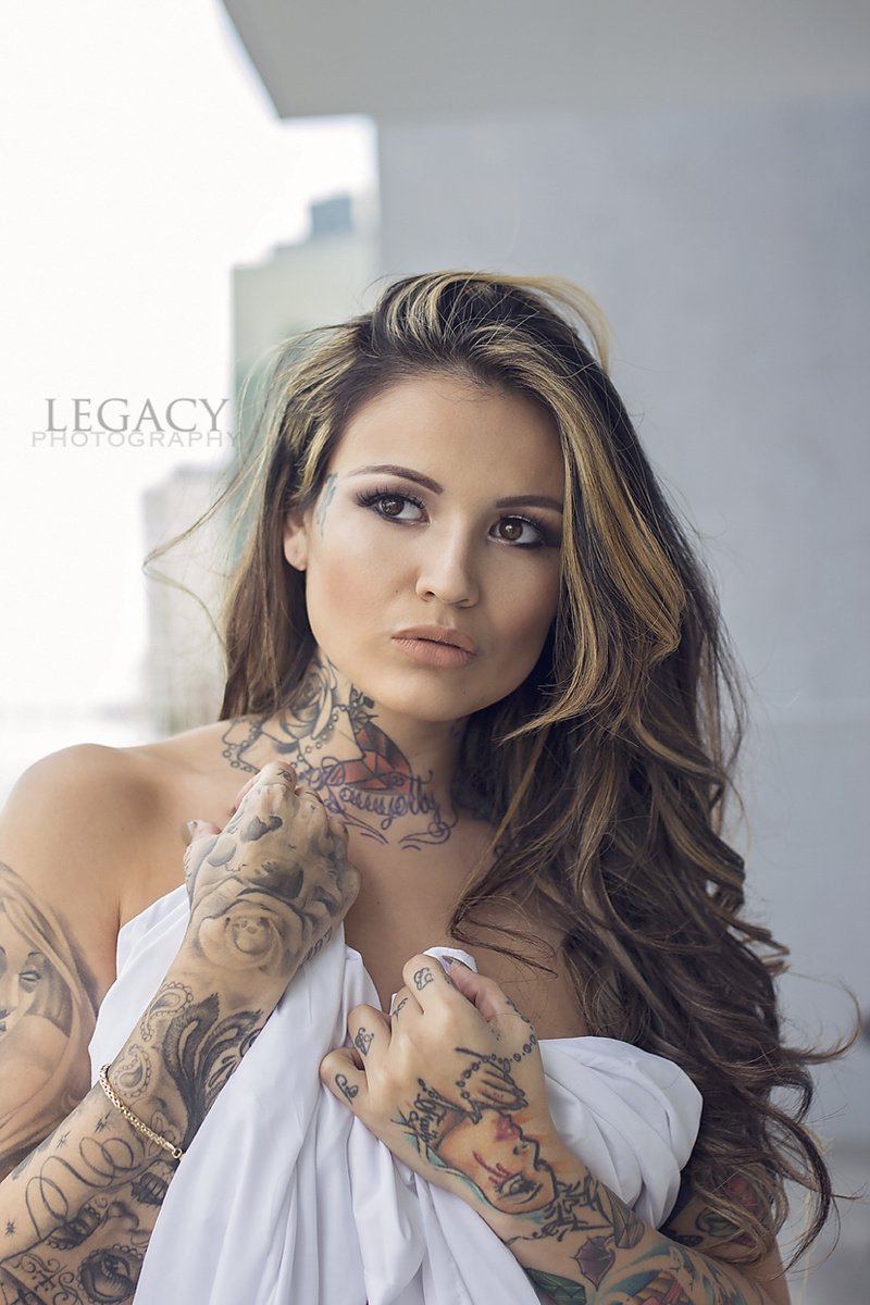 Female model photo shoot of Legacy photo and TATU BABY in Miami Fl