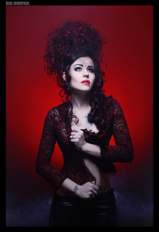 Female model photo shoot of Miss Apocalypze, makeup by Wolfs Hair and Makeup