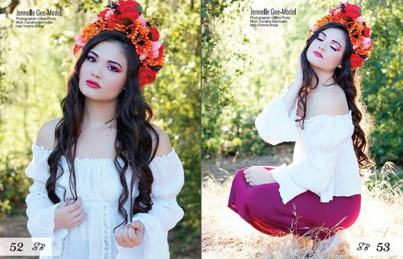 Female model photo shoot of Glory Photo and Jennelle in Roseville, CA, makeup by CarolinaBermudezMUA