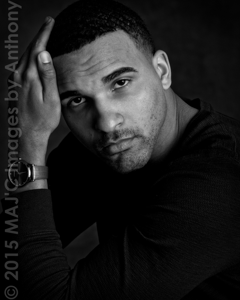 Male model photo shoot of acaposta and Kevin Abercrombie in MAJ'C Images Portrait Studio