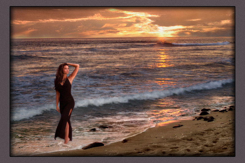 Male and Female model photo shoot of Imaging by D and Guinevere D in Kona HI