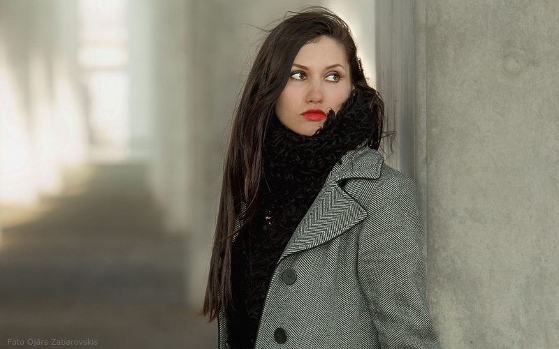 Female model photo shoot of Neela Netra in Riga