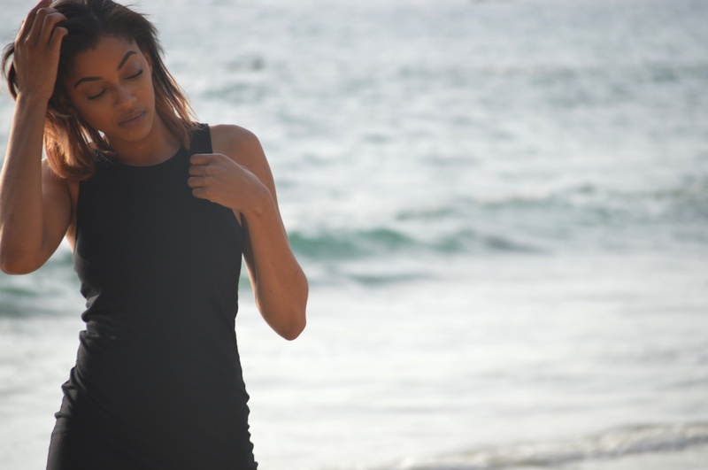 Female model photo shoot of Christine B in Laguna beach