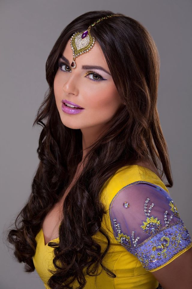 Female model photo shoot of Allkah Zaverie in Ash Kumar Studio London