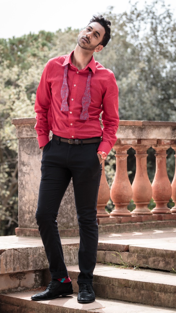 Male model photo shoot of Kai Bhawanibhiek in Barcelona