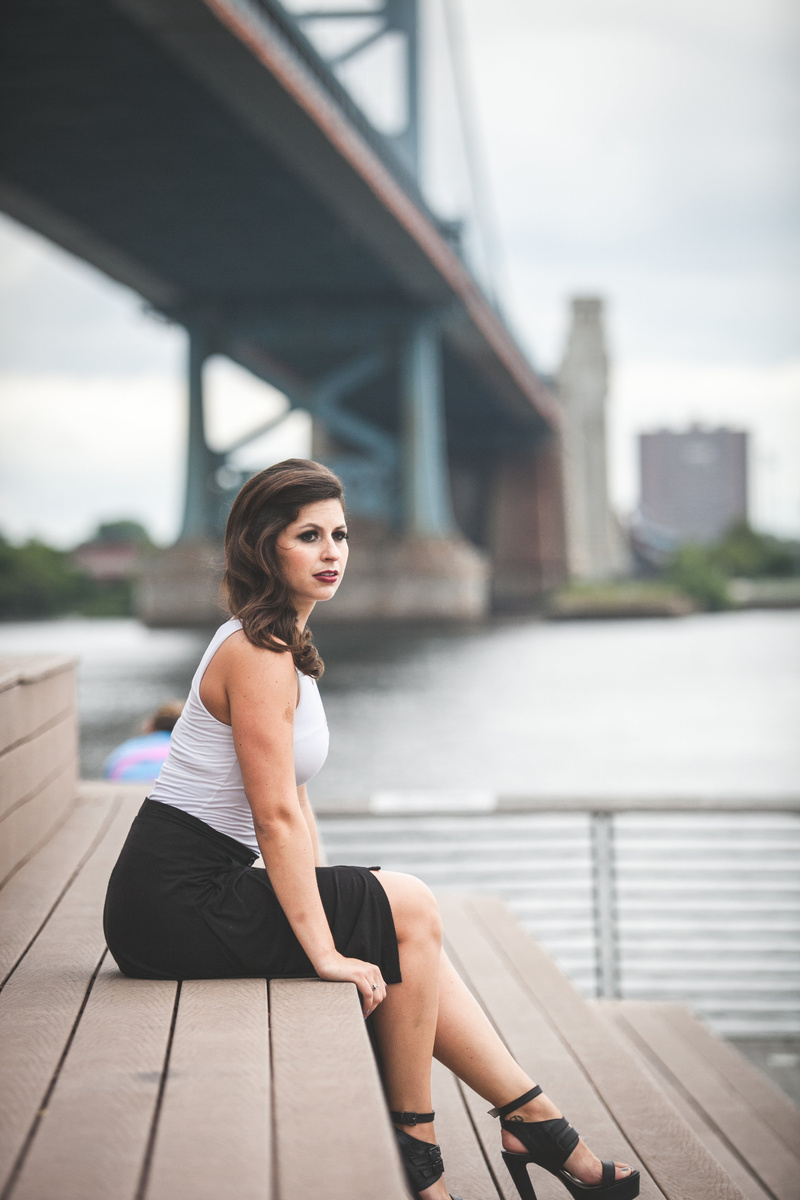 Female model photo shoot of Elisa DiBruno in Philadelphia, PA