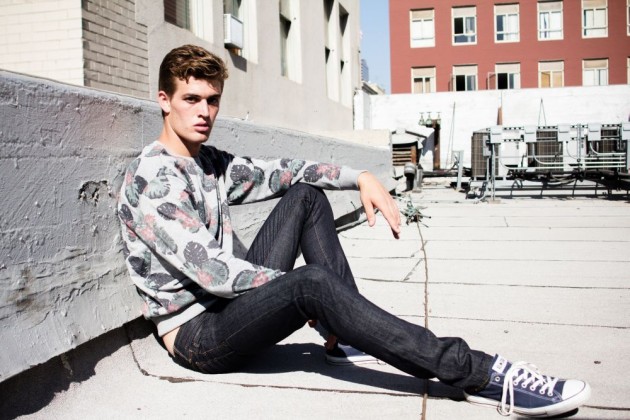 Male model photo shoot of Ethan Connor in Down Town Los Angeles