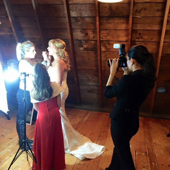 Female model photo shoot of Blush New England in Bittersweet Farms Westport MA