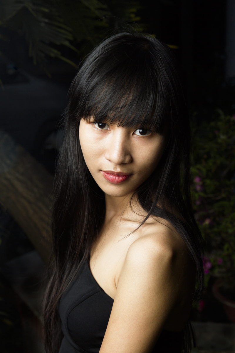 Female model photo shoot of Kieu Ngan by DGR_Photo