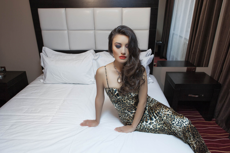 Female model photo shoot of Acelina Kuchukova in Astana