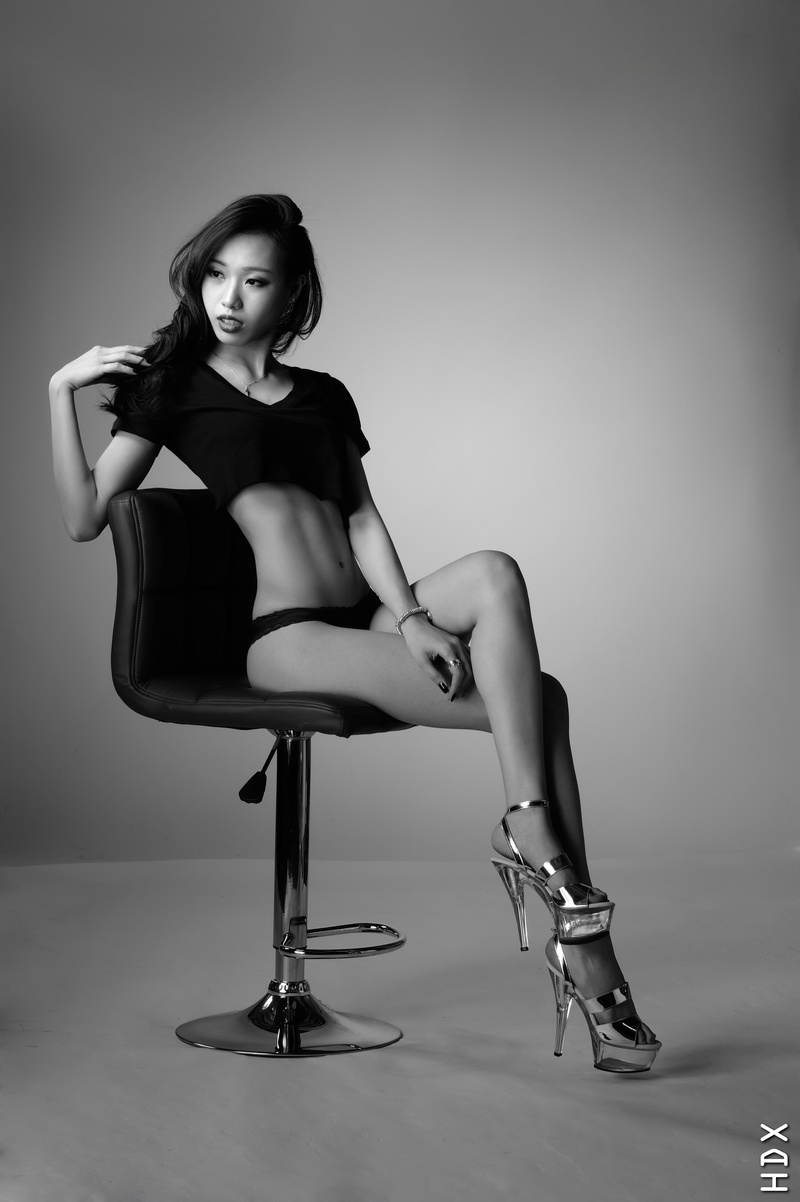 Female model photo shoot of Cathy_Mocha by VI PA in Vimal's studio