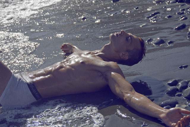 Male model photo shoot of Yanni Gari in Governor's Beach, Limassol, Cyprus