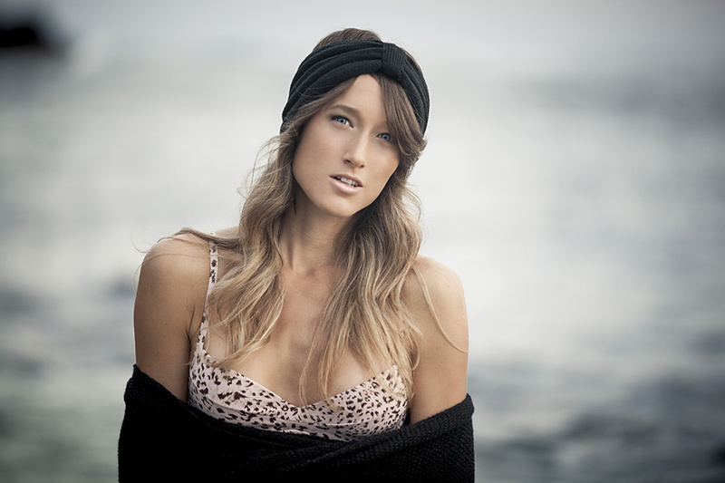 Female model photo shoot of Julia Bach Photography in Cromwells Beach, Oahu,
