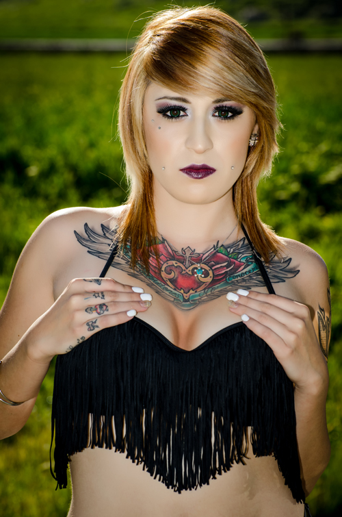 Male and Female model photo shoot of TantalizingTats and RocioArely in Not Given