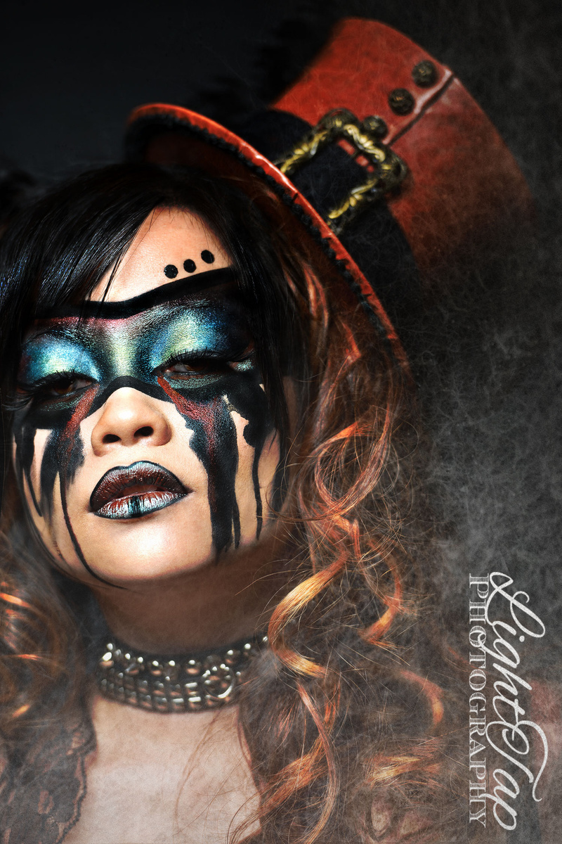 Female model photo shoot of LightTap, makeup by GlamAndBeyond