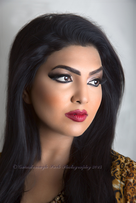 Female model photo shoot of CelinaR by Gainsborough Park, makeup by Make up by Saayana