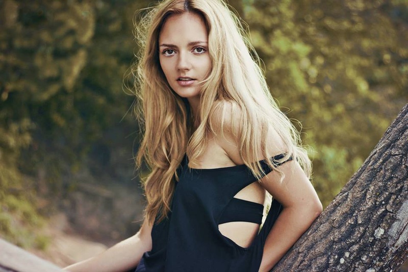 Female model photo shoot of Raminta P in Vilnius, Green Lake