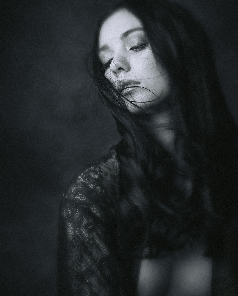Female model photo shoot of Joy Kidston by Adrian Holmes, hair styled by Artz 