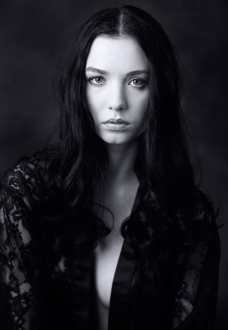 Female model photo shoot of Joy Kidston by Adrian Holmes, hair styled by Artz 