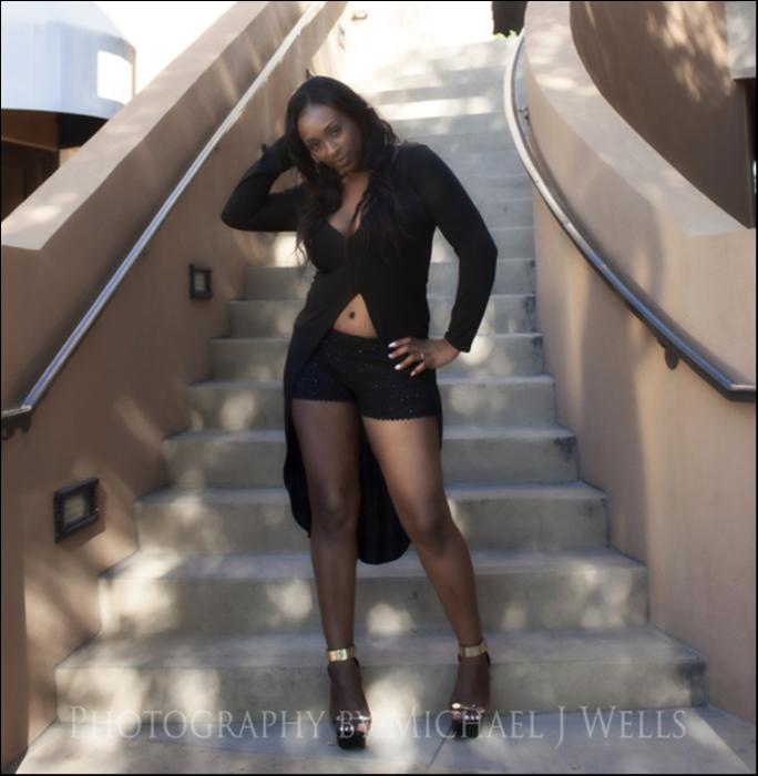 Female model photo shoot of  shanice day by Michael J Wells