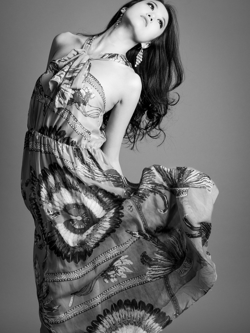 Female model photo shoot of Sydney Jang in M10 Studios