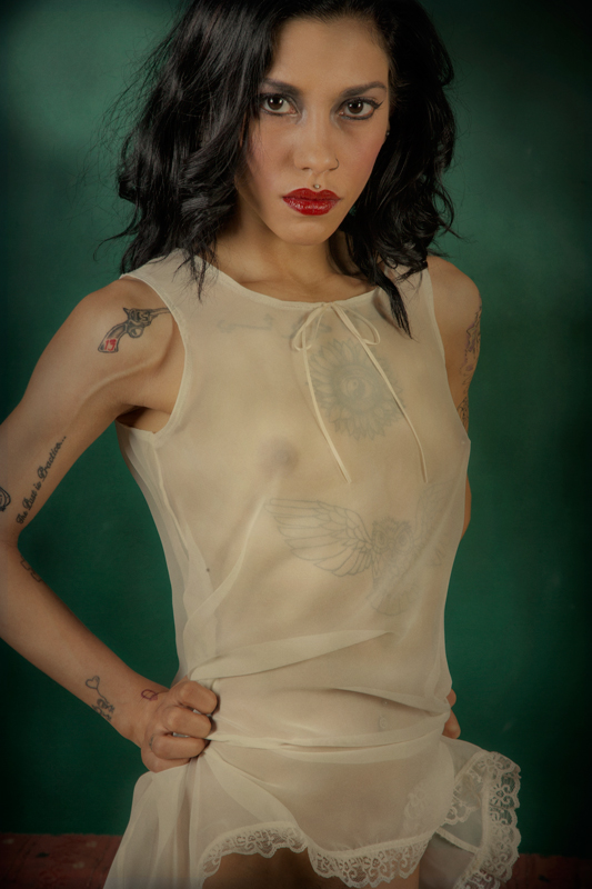 Female model photo shoot of LEYANNIMODELS by Small Studios