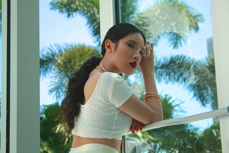 Female model photo shoot of PHOTO DESPITE in MODELLAUNCHER Studios - South Beach